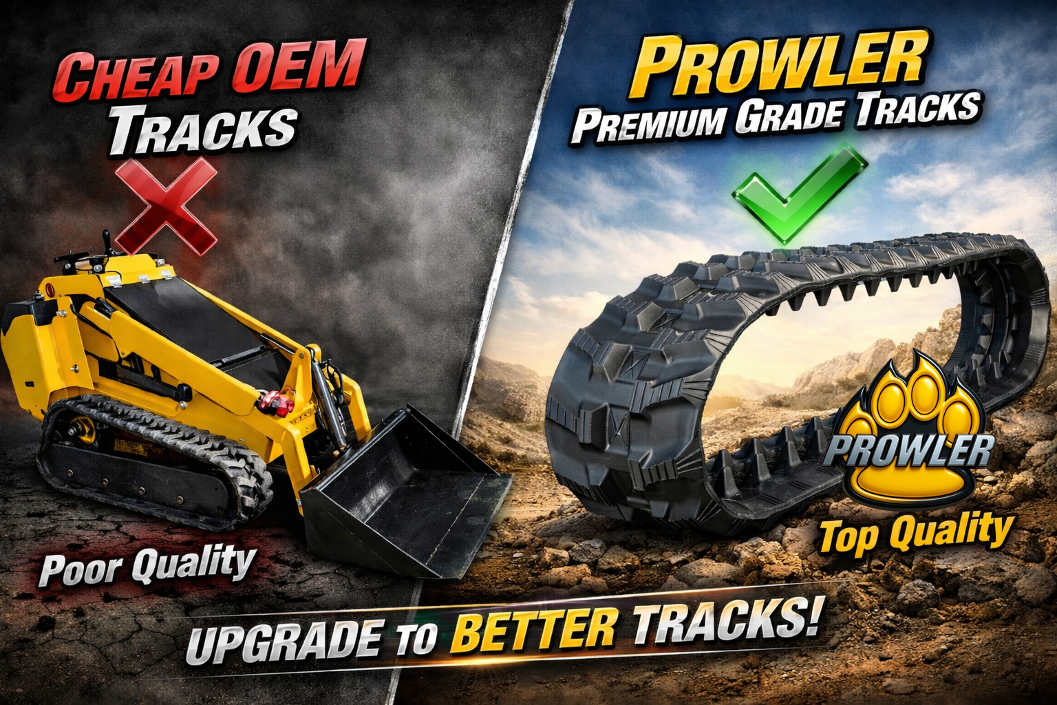 Cheap OEM Chinese Tracks to Prowler Premium Grade