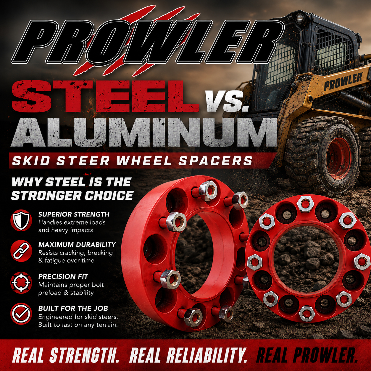 Steel Vs Aluminum Skid Steer Wheel Spacers